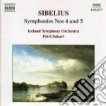 Jean Sibelius - Symphony No.4 Op.63, N.5 Op.82 cd