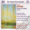 Marcel Dupre' - Opere X Organo (integrale) Vol.9: Quartetto X Archi E Org, Trio X Archi E Org, S cd