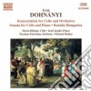 Erno Dohnanyi - Sonata For Cello And Piano cd