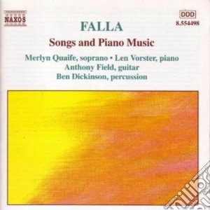 Manuel De Falla - Lieder, Musica X Pf cd musicale di Falla emanuel de