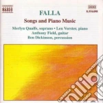 Manuel De Falla - Lieder, Musica X Pf cd