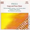 Manuel De Falla - Lieder, Musica X Pf cd