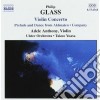 Philip Glass - Violin Concerto X Vl, Company, Akhnaten (Prelude, Dance) cd