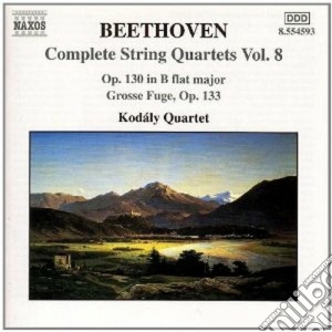 Ludwig Van Beethoven - Quartetti X Archi (integrale) Vol.8: Quartetto Op.130, La Gande Fuga Op.133 cd musicale di Beethoven ludwig van