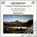 Ludwig Van Beethoven - Quartetti X Archi (integrale) Vol.8: Quartetto Op.130, La Gande Fuga Op.133 cd