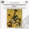 Johann Sebastian Bach - Sonate Per Violino, Vol.1 cd