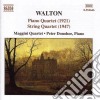 William Walton - Quartetto X Archi In La Min, Quartetto Con Pf In Re Min cd