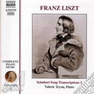 Franz Liszt - Opere X Pf (integrale) Vol.17: Trascrizioni Dei Lieder Di Schubert 2: Muller Lie cd musicale di Franz Liszt