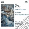 Alban Berg - Violin Concerto Per Violino, Lyric Suite cd