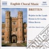 Benjamin Britten - Opere Corali cd