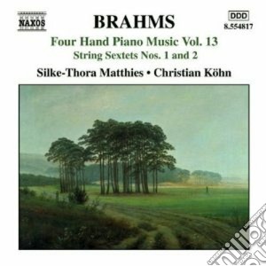 Johannes Brahms - Opere Per Pianoforte A 4 Mani (integrale), Vol.13 cd musicale di Johannes Brahms