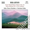 Johannes Brahms - Opere Per Pianoforte A 4 Mani (integrale), Vol. 14 cd