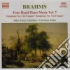 Johannes Brahms - Opere X Pf A 4 Mani (integrale) Vol.7: Sinfonie Nn.2 E 7 cd