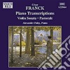 Cesar Franck - Piano Transcriptions cd