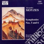 Alexander Moyzes - Symphony No.5 Op.39, N.6 Op.44 cd