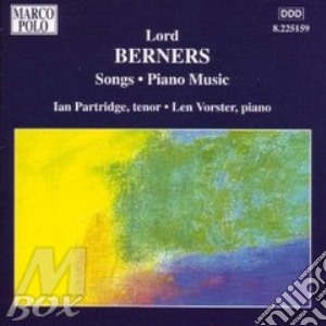 Lord Berners - Songs, Piano Music cd musicale di Lord Berners