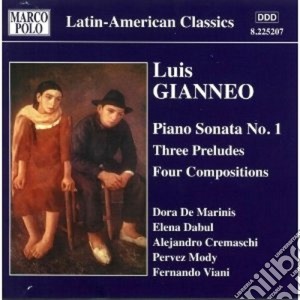 Luis Gianneo - Opere Per Pianoforte (Integrale) Vol.3 cd musicale di Luis Gianneo