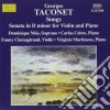 Taconet Georges - Liriche: 14 Melodies, Sonata Per Violino cd
