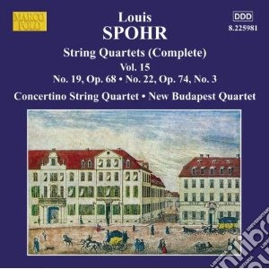 Louis Spohr - Quartetti Per Archi (integrale) Vol. 15 cd musicale di Louis Spohr