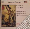 George Antheil - Sinfonien 4+6 cd