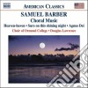 Samuel Barber - Choral Music cd