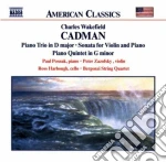 Cadman Charles Wakefield - Trio Op.56, Sonata X Vl, Quintetto X Pfe Archi, The Legend Of The Canyon Op.68, cd