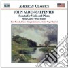 John Alden Carpenter - Sonata Per Violino, Quartetto, Quintetto Con Pianoforte cd