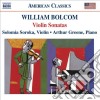 William Bolcom - Sonate Per Violino cd
