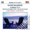 David Diamond - Symphony No.8, Suite From The Ballet Tom, This Sacred Ground cd