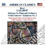 Henri Lazarof - Symphony No.2, Concerto Per Violino, Tableaux cd