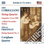 John Corigliano - Snapshot - Circa 1909, Quartetto Per Archi N.1, A Black November Turkey cd
