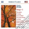 Charles Ives - Songs, Vol.2 cd