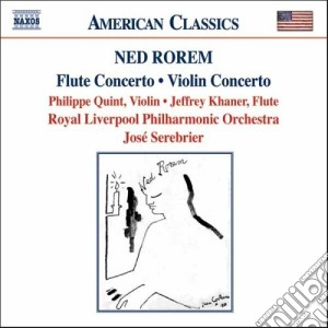 Rorem Ned - Concerto Per Violino, Concerto Per Flauto, Pilgrims cd musicale di Ned Rorem