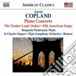 Aaron Copland - The Tender Land Suite, Piano Concerto, Old American Songs cd