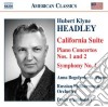Hubert Klyne Headley - California Suite, Concerti Per Pianoforte N.1 'argentango' E N.2 cd