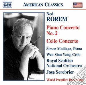 Ned Rorem - Concerto Per Pianoforte N.2, Concerto Per Violoncello cd musicale di Ned Rorem