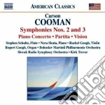 Carson Cooman - Symphony No.2 Op.574 'litanies Of Love And Rain', N.3 Op.650, 'ave Maris Stella' cd