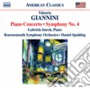 Giannini Vittorio - Symphony No.4, Concerto Per Pianoforte cd