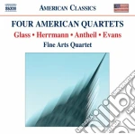 Four American Quartets: Glass, Evans, Antheil, Hermann cd
