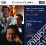 Traditional Cantorial And Concert Favorites cd