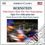 Leonard Bernstein - Sonata Per Clarinetto (arr.terwilliger), Trio Con Pianoforte, Sonata Per Violino cd