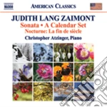 Judith Lang Zaimont - Sonata - A Calendar Set cd