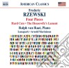 Frederic Rzewski - Four Pieces, Hard Cuts, The Housewife's Lament cd