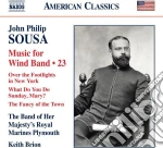 John Philip Sousa - Music For Wind Band, Vol. 23 cd