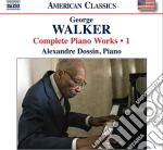 George Walker - Complete Piano Works Vol. 1 cd