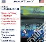 Richard Danielpour - Songs In Three Languages cd