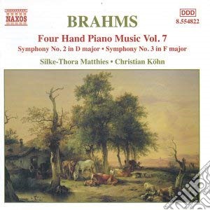 Johannes Brahms - Four Hand Piano Music cd musicale di Johannes Brahms