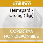 Heimsgard - Ordrag (digi) cd musicale di Heimsgard