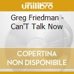 Greg Friedman - Can'T Talk Now cd