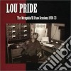 Lou Pride - Memphis / El Paso Sessions 70/3 cd